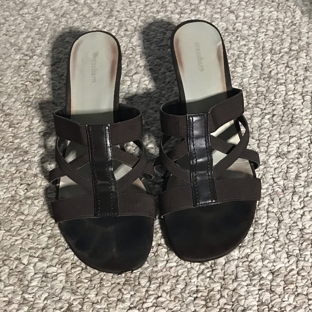 Dress Barn Brown Heels, Size 8 1/2